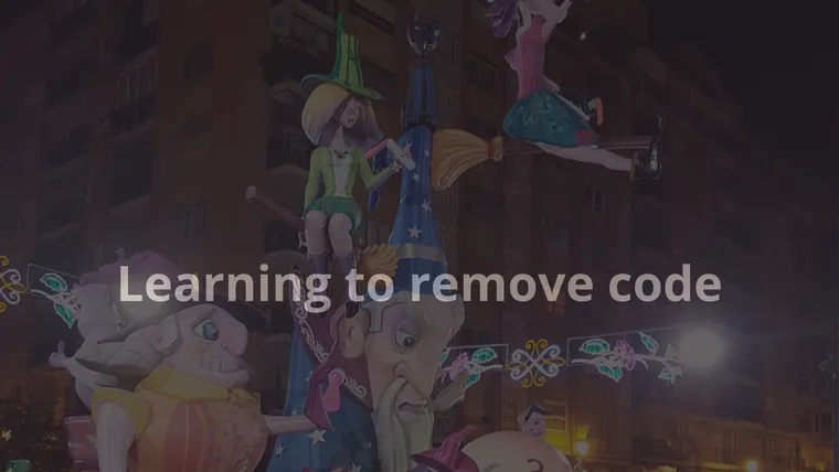 Learning to remove code